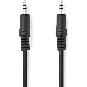 Nedis Stereo-Audiokabel | 3,5 mm Male | 3,5 mm Male | Vernikkeld | 10.0 m | Rond | Zwart | Blister - CAGB22000BK100