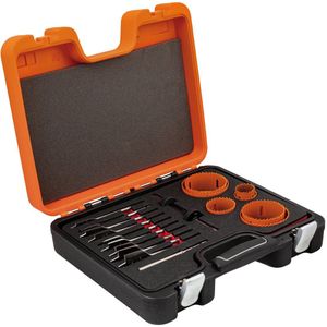 Bahco Gatzagenset mix | Sandflex Bi-metalen en Superior | 12 mm - 86 mm - 18-delig - 3835-SET-711