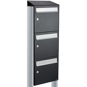 Allux Flow Set 3-Hoog Met Dak Op Statief Zwart - 40040070_1x3ds