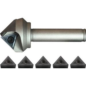 Promat Kantfreesset | TCGX | nominale-d. 25 mm 6-delig | vernikkeld met 5x WSP TCGX 163504 PMK40 | TCGX 1635 - 4000858038 4000858038