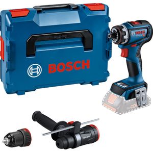 Bosch Blauw GSR 18V-90 FC Accuboormachine 18V | Zonder accu's en lader L-Boxx + GFA 18-M  en GFA 18-H - 06019K6204