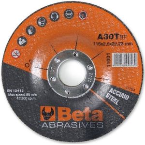 Beta - 11001 - Slijpschijven - 125 mm - 10 Stuks
