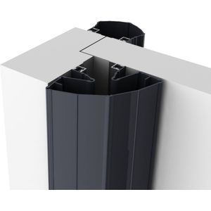 Ellen Finprotect Plus 5090 - Vingerbeschermingsprofiel - Zwart - 250 cm