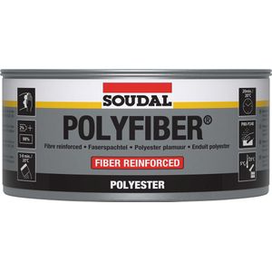 Soudal Polyfiber | Polyesterplamuur | 1,5 kg | Grijs | 30105 - 103434