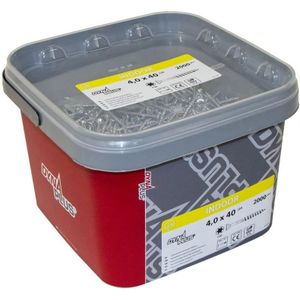 Dynaplus Unischroef Vz Pk Torx TX20 4.0X60/35 | 1250 stuks - 0289.11.26001