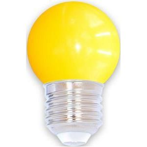 LED - Kogellamp - Geel - E27 - 1W