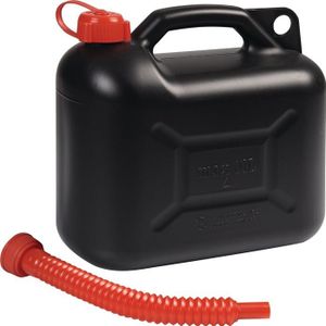 NOW - Transportbrandstofjerrycan - Zwart - HD-PE - Inhoud 10 l
