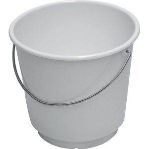 Lockweiler Emmer | 20 l polyethyleen wit | geschikt voor levensmiddelen | d. 370 mm | hoogte 330 mm | 1 stuk - 101022001 101022001