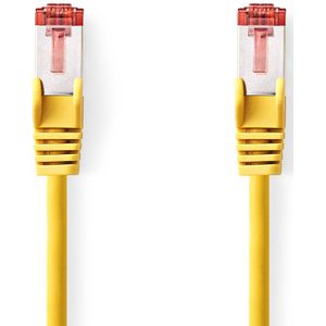 Nedis CAT6-kabel | RJ45 Male naar RJ45 Male | S/FTP | 2 m | Geel | 1 stuks - CCGP85221YE20 CCGP85221YE20