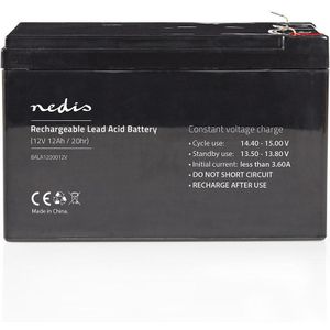 Nedis Oplaadbare Loodaccu | Lead-Acid | 12 V | 12000 mAh | 1 stuks - BALA1200012V BALA1200012V