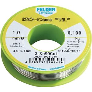 Felder Soldeerdraad | 1 mm | 250 g | S-Sn99Cu1 | 1 stuk - 20941020 20941020