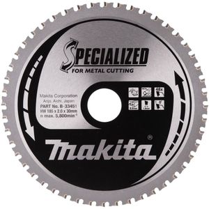 Makita Accessoires Cirkelzaagblad | Staal | 185X30X2,0 48T 0G - B-33451