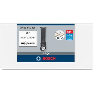 Bosch Accessoires PRO MAII 32 APB invalzaagblad | 32 x 80 mm | 50 stuks - 2608669135