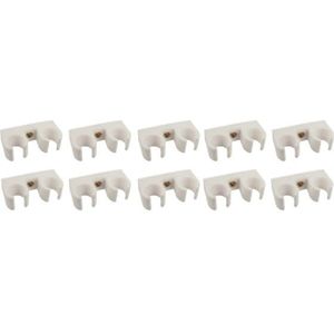 Kirchhoff Buisklem dubbel, 15 mm, met M6 draadhuls (10x) - 989187455