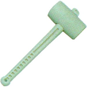 Melkmeisje Rubber tegelhamer, wit, vlekvrij 60mm. - MM781060