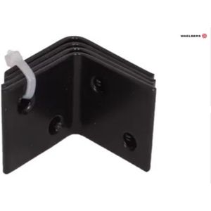 Waelbers Versterkingshoek 100x75mm zwart - 20 Stuk(s) - 4407.08