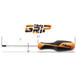 Beta - 1267TX 27 - Schroevendraaier - Torx Profiel - T27 - 115 mm