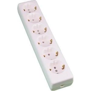 Martin Kaiser - Tafelcontactdoos - Wit - 6 Voudig - Langwerpig