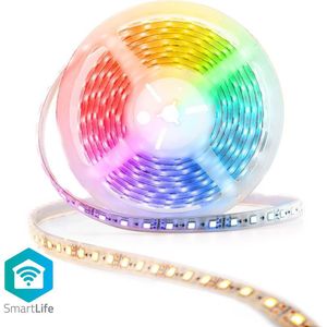 SmartLife LED Strip - Wi-Fi - Koel Wit / RGB / Warm Wit - SMD - 5.00 m - IP44 - 2700 - 6500 K - 960 lm - Android / IOS