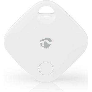 Nedis Keyfinder | Geschikt voor: Apple Find My App | Batterij Gevoed | 1x CR2032 | Incl. batterij(en) | Bluetooth-versie: 5.1 | Batterijlevensduur tot: 1 Jaar | Wit | 1 Stuks - BTTAG10WT