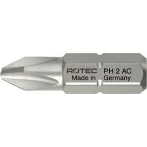 Rotec PRO Insertbit PH 2 L=25mm C 6,3 RVS - 10 stuks - 8001002