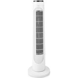 Nedis Torenventilator - 3 Snelheden - Zwenkfunctie - 50 W - Afstandsbediening - Wit / Zwart