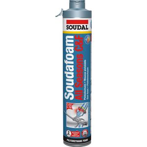 Soudal - Gunfoam All Seasons - Pistoolschuim - 750 L - Fijn Doseerbaar PU Schuim