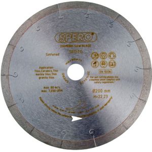 Spero SDB180T25 | Tegel Diamantzaagblad | PRO | 180mm | asgat 25,40mm - SDB180T25