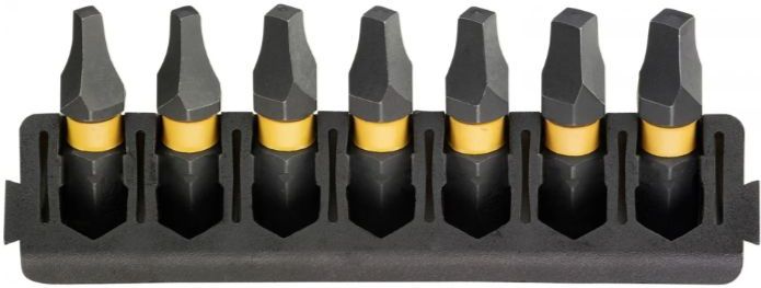 DeWalt - DT70815-QZ - Bitset - Houder + IMPACT Torsion - 25 mm - SQ1 x2, SQ2 x3, SQ3 x2