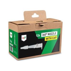 Tec7 - 360° Nozzle - Afsluitdop - 12 Stuks