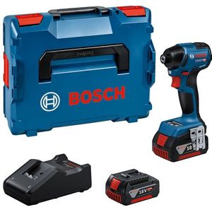Bosch Blauw GDR 18V-220 C Professional | Accu Slagschroevendraaier | met Bluetooth-module | 2 x 5.0 Ah Accu + lader | In L-Boxx 136 - 06019L6003