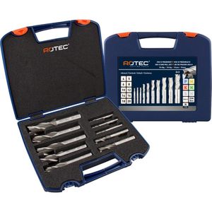 Rotec HSS-E uni.fr.set '605', ongec.ø4-20 DIN844, Z3, 10dlg.ABS - 6059420
