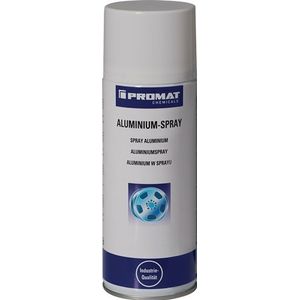 Promat Aluminiumspray tot +300 graden Celsius (kortstondig) | matzilver | 400 ml | spuitbus P - 4000354075 4000354075