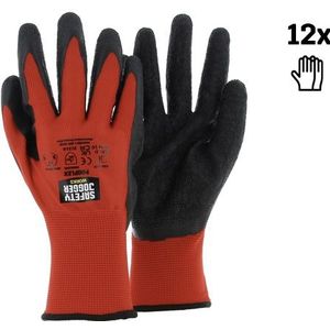 Safety Jogger - PROFLEX - Klushandschoenen - Zwart - 12 Stuks