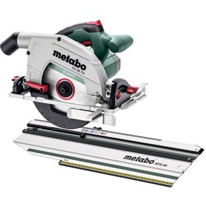 Metabo KS 66 FS Cirkelzaag Set | 1500 Watt | Mobiele afkort- en cirkelzaag | Met geleiderail KFS 44 - 691196000