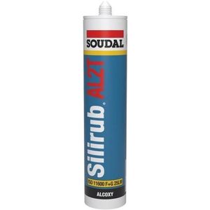 Soudal - Silirub AL2T - Siliconenkit - Brons - Polysiloxaan - 300 ml
