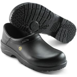 SIKA - 19476 Fusion Clog ESD S2 - Wit - Permair Leer - ESD-goedgekeurd
