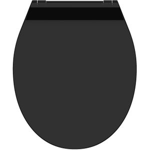 Schutte Duroplast WC-bril SLIM BLACK met soft-close en quick-release | zwart
- 82710 - 82710