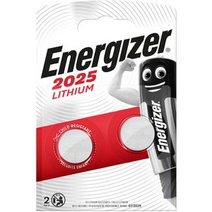 Energizer Lithium-Knoopcelbatterij CR2025 | 3 V DC | 10 x 2 stuks - EN-638708 EN-638708