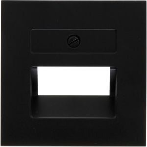 Kopp HK07 PURE mat zwart afdekplaat UTP dubbel - 4624560