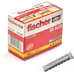 Fischer PLUG SX 6X30 100 St 555006 - 70006