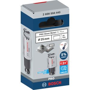 Bosch Accessoires PRO Sheet Metal PC Plus gatzaag | 25 mm - 2608594443