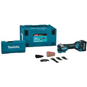 Makita TM001GZ03 XGT 40 V Max Multitool Zonder accu`s en lader, met accessoire set in M-box - TM001GZ03