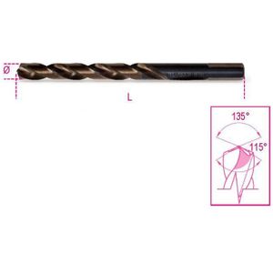 Beta cylindrische boor, speciaal geslepen met dubbele penetratiekegel 416 5,00 - 004160050