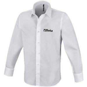 Beta 9510W S-Overhemd, Lange Mouwen, Wit - 095100101