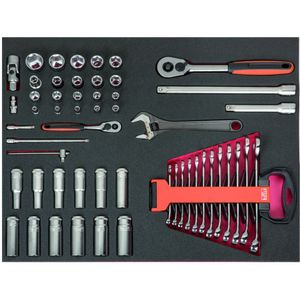 Bahco - Foaminlay Fit&Go - Ratelsleutels - 54-delig - S410/S1612L/8071 IP