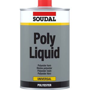 Soudal - Poly Liquid - 1 kg - Reparatiemateriaal voor Metalen en Houten Oppervlakken