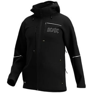 Safety Jogger - ACDC Softshell Jas - Zwart/Wit - Waterafstotend, Winddicht, Ademend