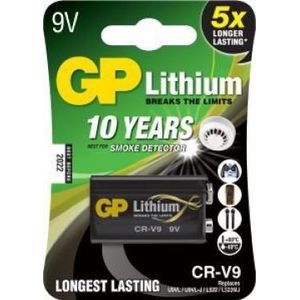 GP 9V Lithium Batterij - 1 stuk