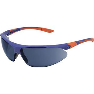 JSP Veiligheidsbril | EN 166 EN 170 | rookglas + blauw gespiegeld | polycarbonaat | 1 stuk - ASA770-16P-000 ASA770-16P-000